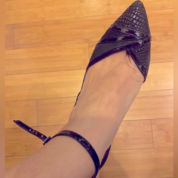 Jessica Simpson Black Animal Platforms Size 8M - Picture 6 of 7